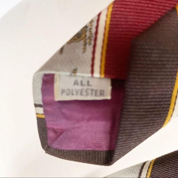 🚂 • Trains VINTAGE Londonaire unique 70s TIE • 🚂 - Picture 5 of 7